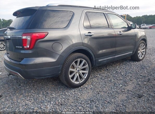 1FM5K7F89GGC48458 2016 FORD EXPLORER Gray Tył prawy