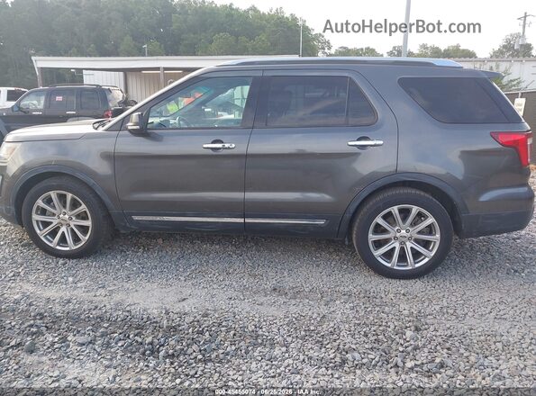 1FM5K7F89GGC48458 2016 FORD EXPLORER Gray Widok wnętrza 360 stopni
