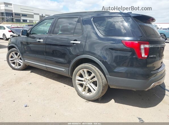 1FM5K7F89GGC65907 2016 FORD EXPLORER Black Задня ліва чверть