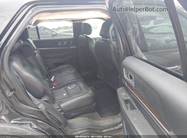 1FM5K7F89GGC65907 2016 FORD EXPLORER Black Вид наклейки з VIN-кодом