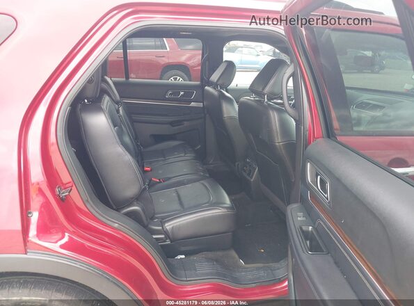 1FM5K7F89JGA41656 2018 FORD EXPLORER Красный Вид наклейки с VIN-кодом