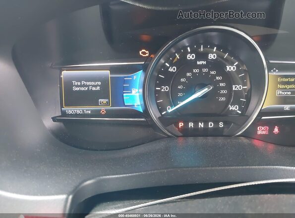 1FM5K7F8XGGA77011 2016 FORD EXPLORER Gray Widok tylnych siedzeń