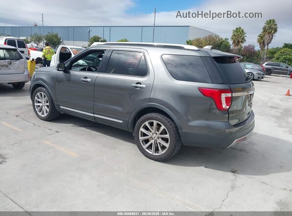 1FM5K7F8XGGA77011 2016 FORD EXPLORER Gray Tył lewy