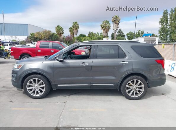 1FM5K7F8XGGA77011 2016 FORD EXPLORER Gray Widok wnętrza 360 stopni