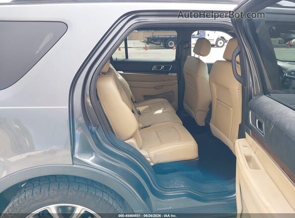 1FM5K7F8XGGA77011 2016 FORD EXPLORER Gray Widok naklejki z numerem VIN