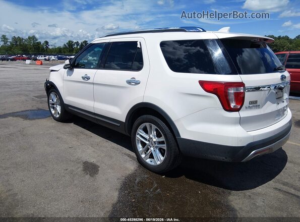 1FM5K7F8XGGB16082 2016 FORD EXPLORER White Задня ліва чверть