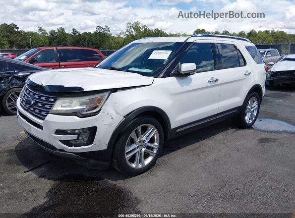 1FM5K7F8XGGB16082 2016 FORD EXPLORER White Передня ліва чверть