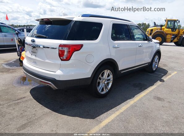 1FM5K7F8XGGB16082 2016 FORD EXPLORER White Задня права чверть