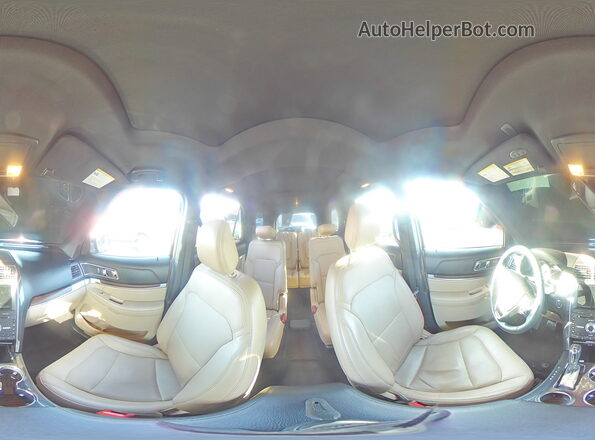1FM5K7F8XHGD48604 2017 FORD EXPLORER Красный Панорамный вид салона 360°
