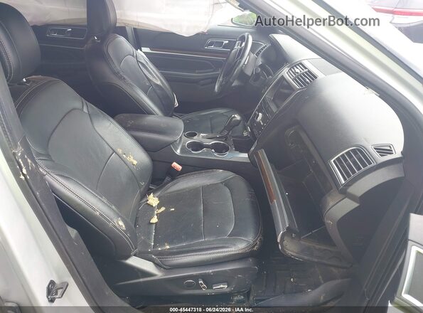 1FM5K7F8XJGA45960 2018 FORD EXPLORER Silver წინა სალონის ხედი