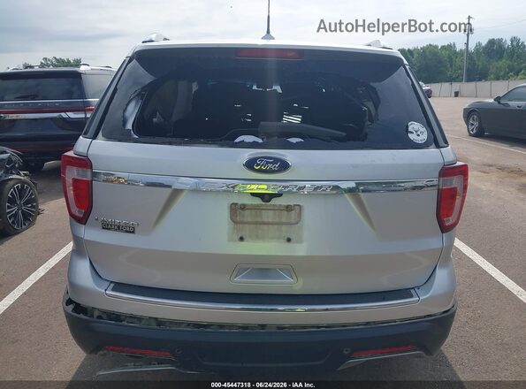 1FM5K7F8XJGA45960 2018 FORD EXPLORER Silver 