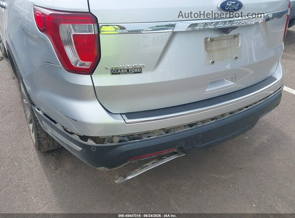 1FM5K7F8XJGA45960 2018 FORD EXPLORER Silver 