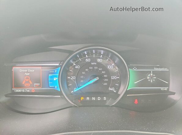 1FM5K7F8XJGA66663 2018 FORD EXPLORER White Widok zestawu wskaźników