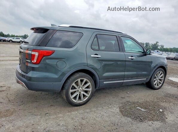 1FM5K7FH3GGC55129 2016 FORD EXPLORER Green Задня права чверть