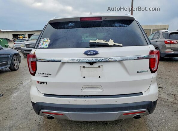 1FM5K7FH5GGA42859 2016 FORD EXPLORER White Հետևի տեսք
