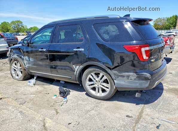 1FM5K7FH5HGC36566 2017 FORD EXPLORER Black Rear left