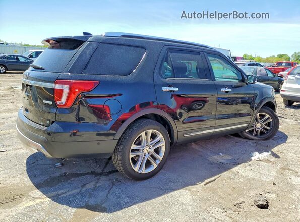 1FM5K7FH5HGC36566 2017 FORD EXPLORER Black Rear right