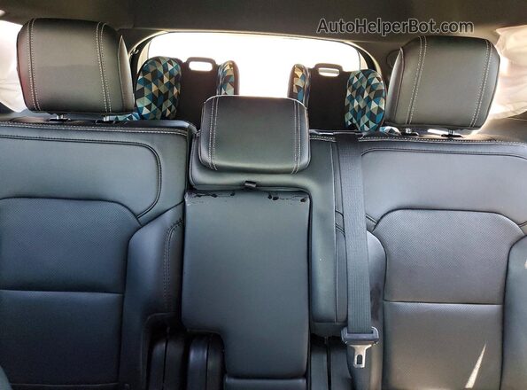 1FM5K7FH5HGC36566 2017 FORD EXPLORER Black Rear seats view