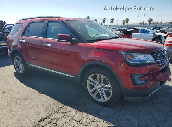 1FM5K7FH5HGC85301 2017 FORD EXPLORER Red 