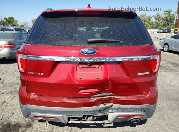 1FM5K7FH5HGC85301 2017 FORD EXPLORER Red 