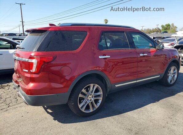 1FM5K7FH5HGC85301 2017 FORD EXPLORER Red 