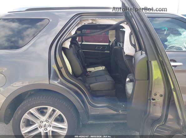 1FM5K7FH6GGD26159 2016 FORD EXPLORER Gray Вид наклейки з VIN-кодом