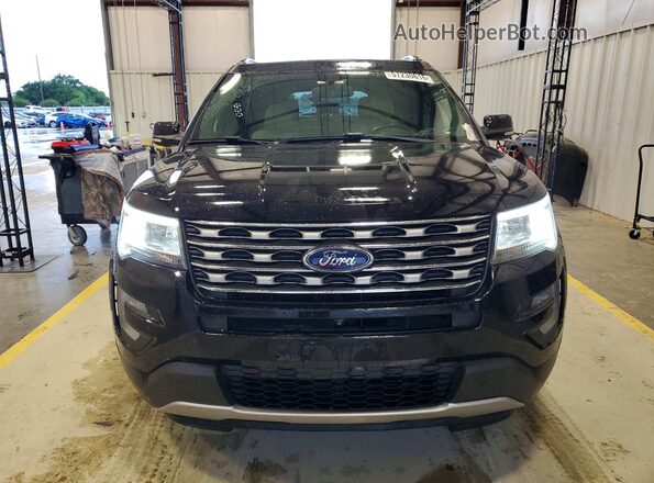 1FM5K7FH6HGC82925 2017 FORD EXPLORER Черный Вид спереди