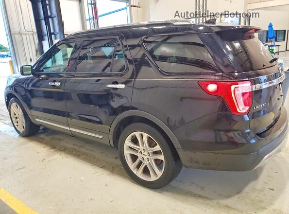 1FM5K7FH6HGC82925 2017 FORD EXPLORER Черный Задняя левая четверть