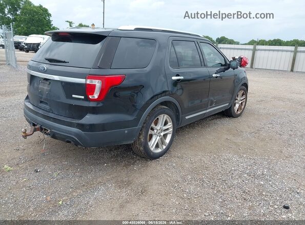 1FM5K7FH6HGD78375 2017 FORD EXPLORER Black Задня права чверть