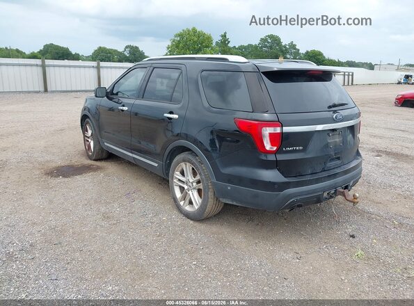 1FM5K7FH6HGD78375 2017 FORD EXPLORER Black Задня ліва чверть
