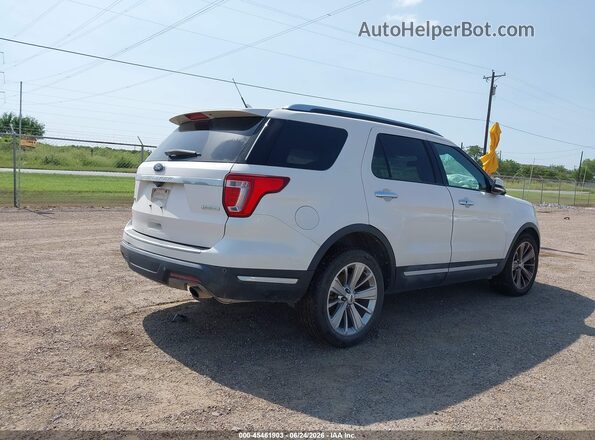 1FM5K7FH6JGC93011 2018 FORD EXPLORER Белый Задняя правая четверть