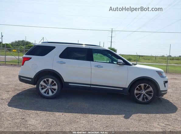 1FM5K7FH6JGC93011 2018 FORD EXPLORER Белый Панорамный вид салона 360°
