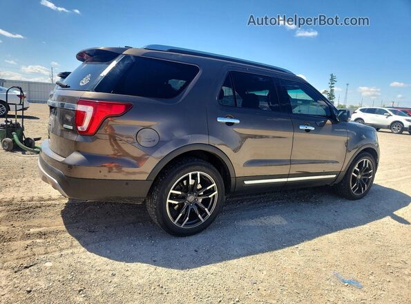 1FM5K7FH7GGA75880 2016 FORD EXPLORER Brown უკანა მარჯვენა