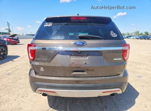 1FM5K7FH7GGA75880 2016 FORD EXPLORER Brown უკანა ხედი