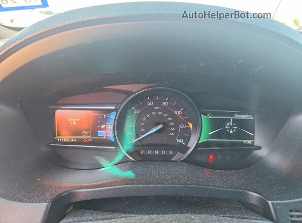 1FM5K7FH7GGA75880 2016 FORD EXPLORER Brown ხელსაწყოთა პანელის ხედი