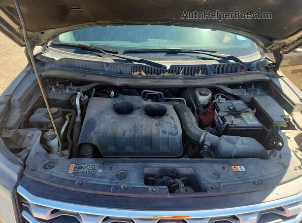 1FM5K7FH7GGA75880 2016 FORD EXPLORER Brown ძრავის განყოფილების ხედი