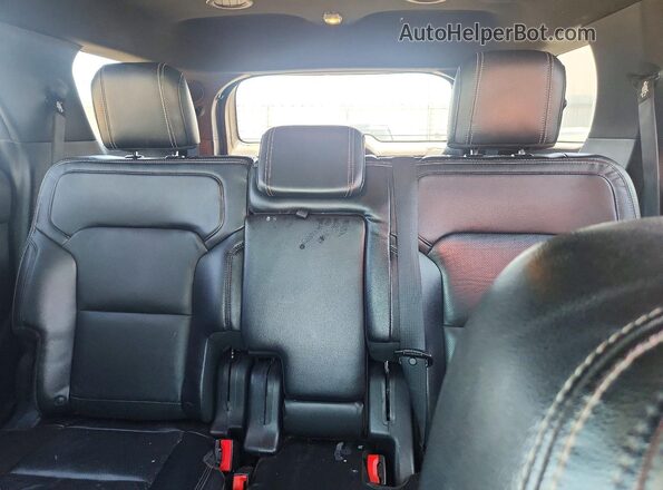 1FM5K7FH7GGA75880 2016 FORD EXPLORER Brown უკანა სავარძლების ხედი