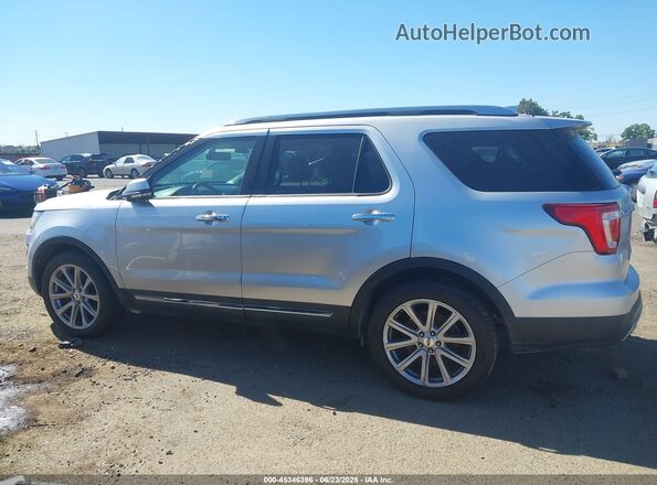 1FM5K7FH7HGC07134 2017 FORD EXPLORER Silver უკანა სალონის ხედი