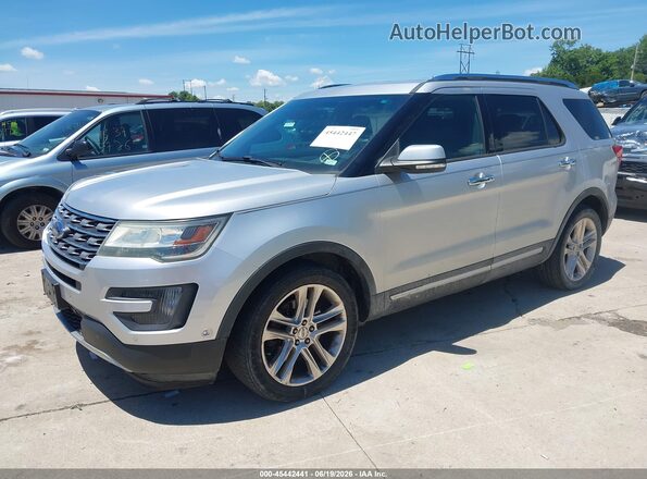 1FM5K7FH9GGA00324 2016 FORD EXPLORER Silver Передня ліва чверть