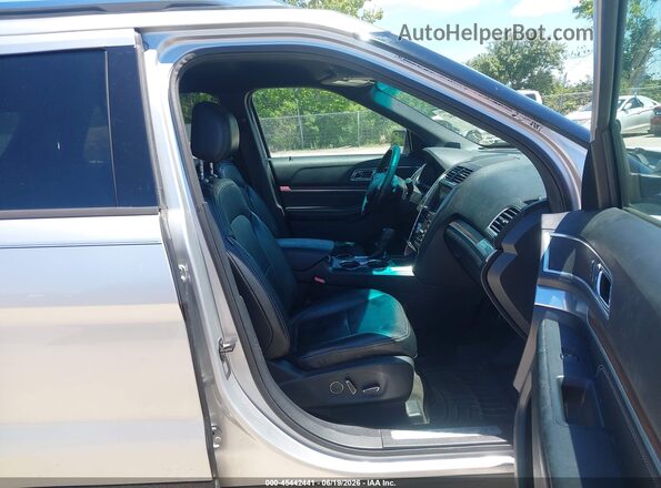 1FM5K7FH9GGA00324 2016 FORD EXPLORER Silver Вид салону спереду
