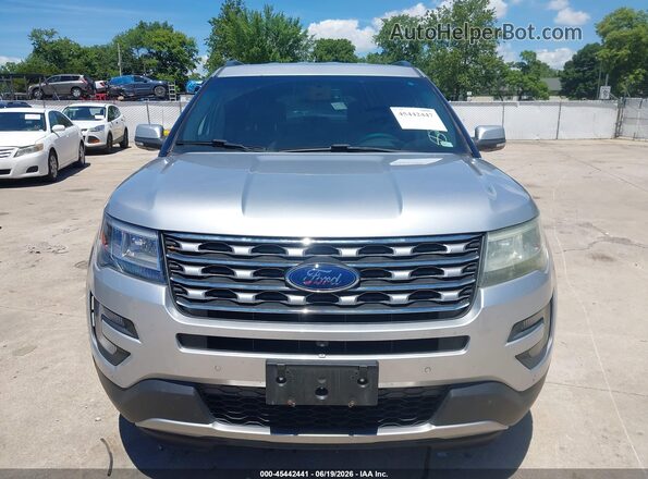 1FM5K7FH9GGA00324 2016 FORD EXPLORER Silver Вид щитка приладів