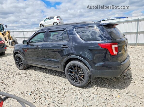 1FM5K7FH9GGC56981 2016 FORD EXPLORER Black Tył lewy