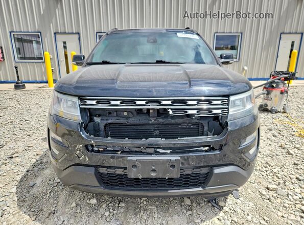 1FM5K7FH9GGC56981 2016 FORD EXPLORER Black Widok z przodu