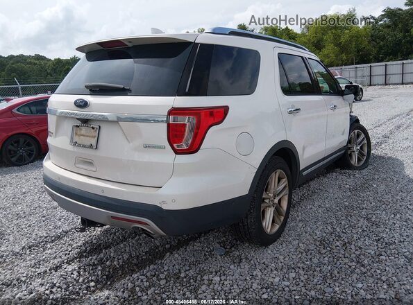 1FM5K7FH9GGC83002 2016 FORD EXPLORER White Rear right