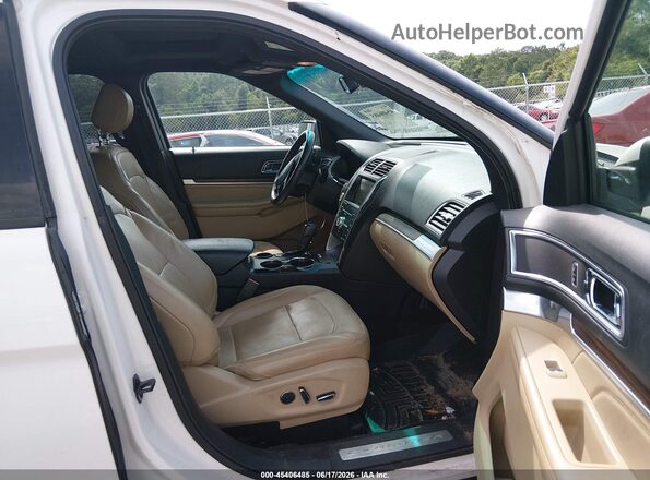 1FM5K7FH9GGC83002 2016 FORD EXPLORER White Front interior view