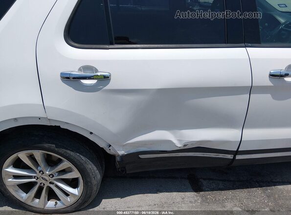 1FM5K7FH9JGC35085 2018 FORD EXPLORER White Front view