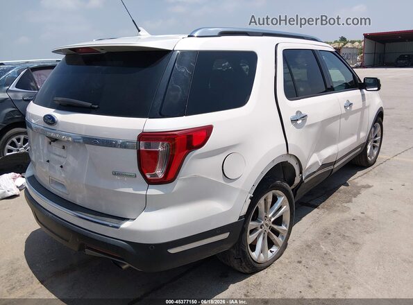 1FM5K7FH9JGC35085 2018 FORD EXPLORER White Rear right