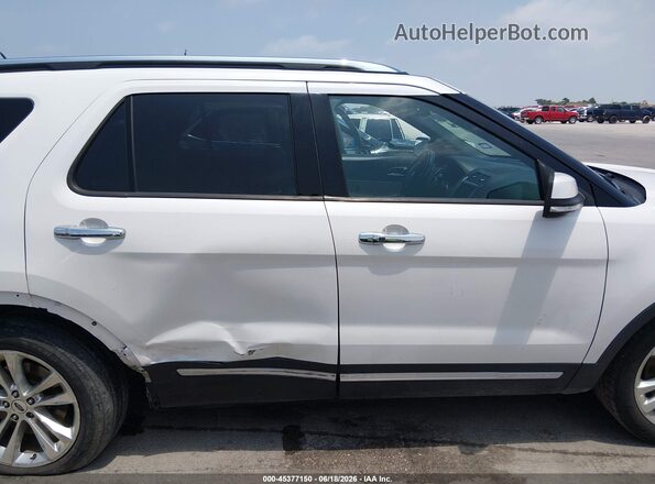 1FM5K7FH9JGC35085 2018 FORD EXPLORER White Rear interior view