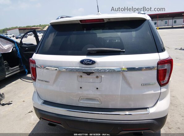 1FM5K7FH9JGC35085 2018 FORD EXPLORER White 