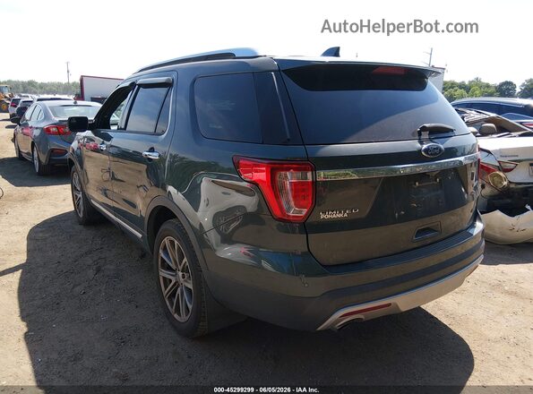1FM5K7FHXGGC99466 2016 FORD EXPLORER Green უკანა მარცხენა